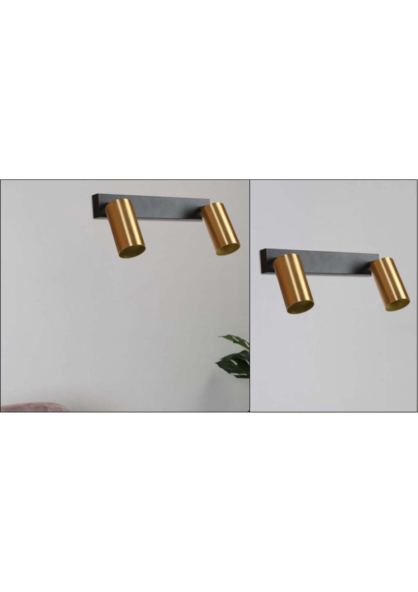 Beyond Lights - Brass Wall Light- GL